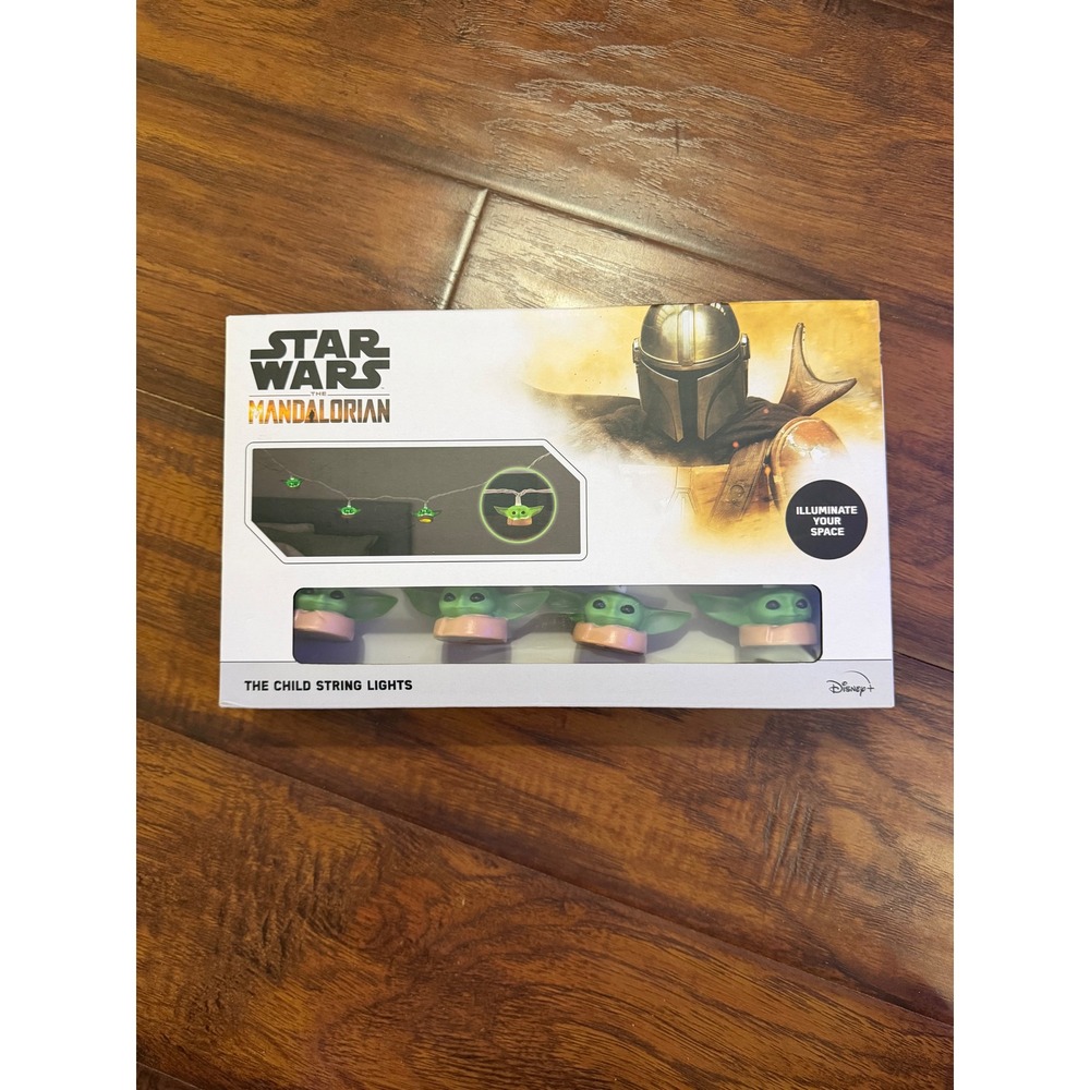Star Wars Baby Yoda String Light 5000K
Cool White, 10 LED Lights Christmas Kids